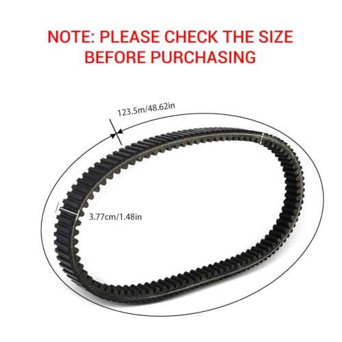 Image of Heavy-Duty CVT Drive Belt 59011-0047 Compatible with Kawasaki Teryx KRX 1000 2020+ / KRX4 1000 2023-2024