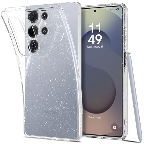 Spigen Liquid Crystal Glitter Coque pour Samsung S25 Ultra Crystal Quartz