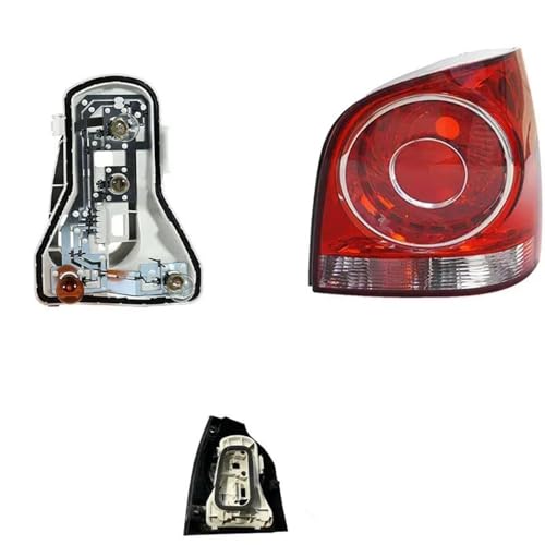 Feu arrière pour VW Polo 2006-2010 côté droit rouge avec ampoules