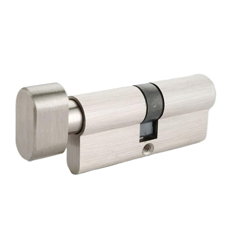 SchließZylinder Messing-Schließzylinder 60 65 70 Sicherheitsschließzylinder Schlafzimmerschlosskern Grundlegender Diebstahlschutzschlossschlüssel Zylinderschloss(60mm(30-30))