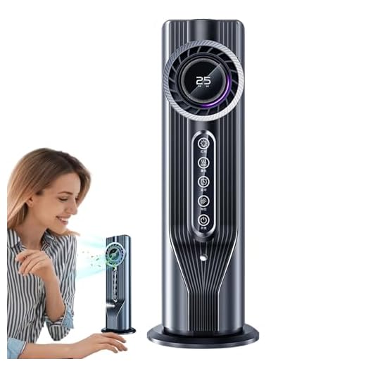 Aire Acondicionado Portátil Para Habitación - Climatizador Evaporativo - Unidad de Enfriamiento Silenciosa Mini para Dormitorio Coche Camping y Espacios Pequeños