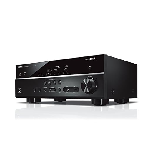 Yamaha RX-V485 Sintoamplificatore MusicCast multicanale - Ricevitore AV 5.1, 80 W per canale su 6 Ohm, supporto 4K, audio HD con Cinema DSP - WiFi dual band integrato, Bluetooth, USB, Nero