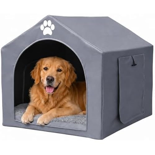 Dog House Indoor for Large Dogs, 29 x 29 x 35 Inch for 35-75 lbs Dogs