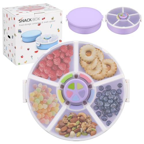 Pawtong Snack Rotator Container Reusable...