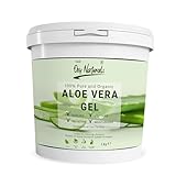 Oxy Naturals Aloe Vera Gel Cruelty Free and Vegan - Cooling, Soothing and Moisturising for All Types Skin & Hair 1Kg