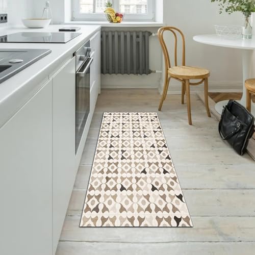 Alfombra de pasillo para dormitorio moderna y lavable que decora su pasillo largo 5