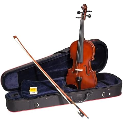 Hidersine Inizio 3/4 Violin Outfit. Complete with Bow, Case and Rosin. Perfect beginner violin set for players of all standards. Set up ready to play from Hidersine. Cover