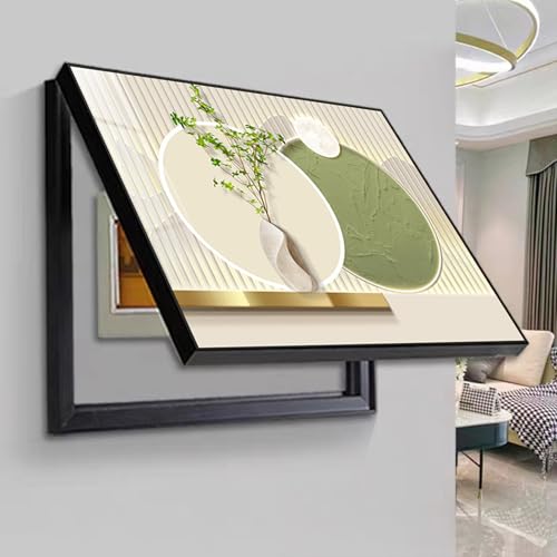 Couvercle de boîte de compteur électrique et peinture décorative maison
