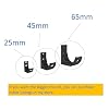 Wall Mount for RC Plane, Black Wall Hanger for Car or Plane Wheels Within 25mm.