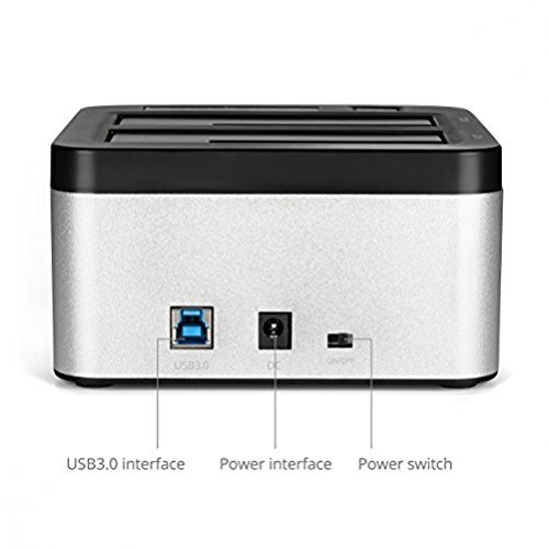 Festplatten Docking Station Salcar USB 3.0 mit Offline Klon Funktion