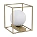 Produktbild EGLO VALLASPRA Tischleuchte, Stahl, 40 W, champagner