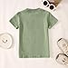 BOUTIKOME 2nd Boys Birthday Shirts Two Toddler Embroidery T-Shirts Baby Birthday Outfit Kids Party Chenille Patch Tee Tops(Green-2Y)