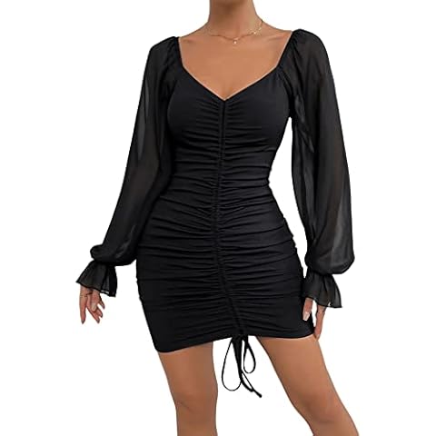 GORGLITTER Vestido de mujer bodycon con vestido de lápiz Cover