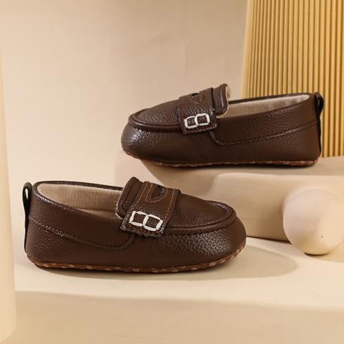 Infant Baby Boys Loafers Soft Sole PU Leather Toddler Moccasins Girls First Walking Crib Dress Shoes4