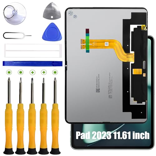 Image of Pad 2023 LCD Display (with Fingerprint functionality) Replacement Compatible with Oneplus Pad 2023 11.61 inch LCD Screen Display Touch Digitizer + Tool