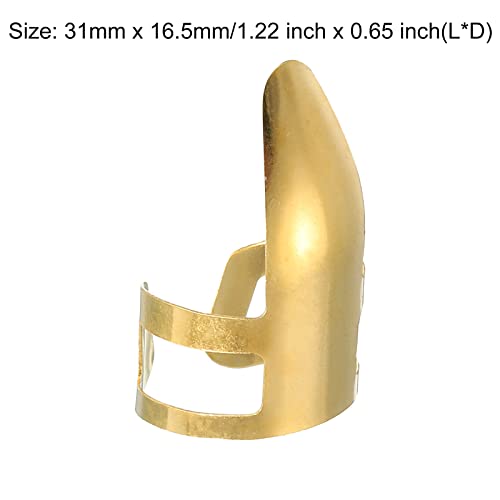 sourcing map Doigt Médiators Instrument Accessoires Inox Acier Doréalité pour Guitare Paquet de 4 - Les Beatles, Paul McCartney, John Lennon, RIngo Starr, George Harrison sourcing map Doigt Médiators Instrument Accessoires Inox Acier Doréalité pour Guitare Paquet de 4 – Image 3