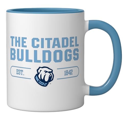 Taza Cerámica NCAA The Citadel Bulldogs 11 oz Azul/Blanco miniatura 2