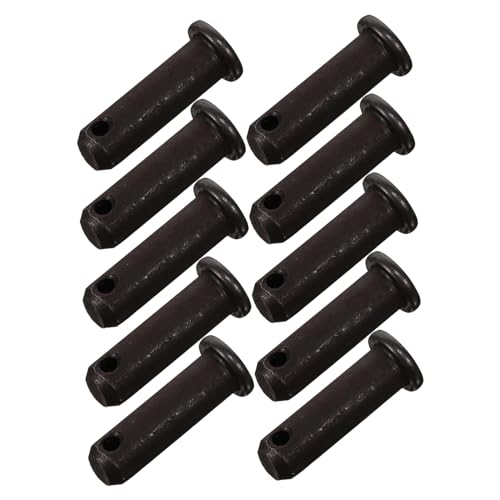 Ciieeo 10 Pezzi Pin di Fissaggio Catena Carrello Elevatore in Metallo Perni di Collegamento Resistenti per Catena Montante Parti di Ricambio Compatibili con Accessori Carrelli Elevatori