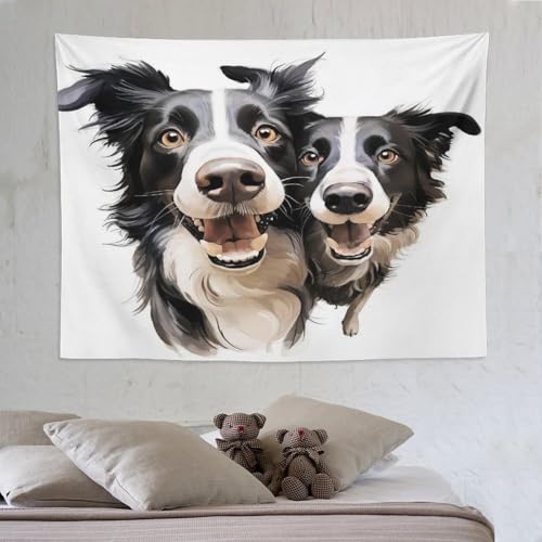 Tapisserie chien tissu imprimé haute definition tenture murale 150x200cm