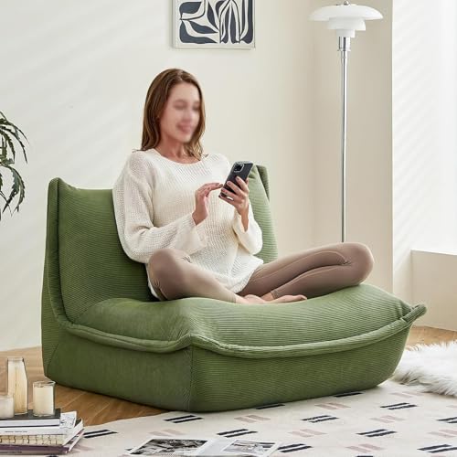 Sofá cama con espuma viscoelástica, silla moderna de terciopelo para sala de estar, balcón, dormitorio, muebles elegantes y cómodos