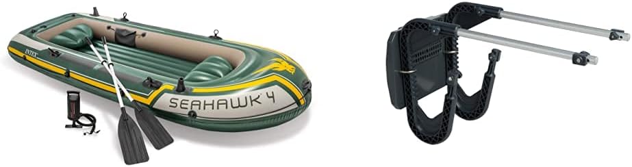 Intex Seahawk Inflatable Boat Set with Oars + Inflator (Multiple Sizes Available)