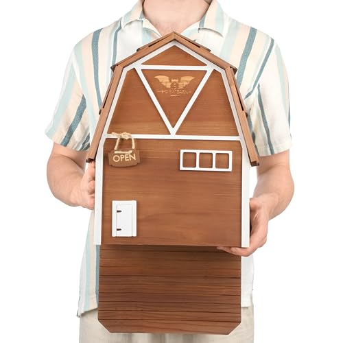 Image of WildYard Big Bat Barn - 3 Chamber, Brown Cedar, Upto 150 Bats, Preassembled