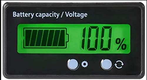 ABT Power 13S 54.6V Lithium Battery Fuel Gauge, 48V Lithium Battery Meter for ATV,Quads and 4 Wheelers,Golf Cart, Electric Scooter Battery Fuel Gauge