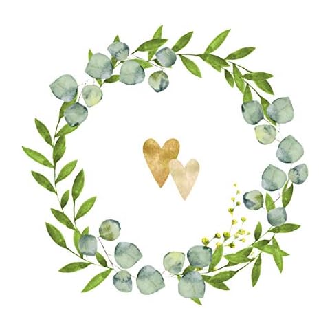 CasaJame Servietten 3-lagig 33x33cm Herzen Two Hearts Cover