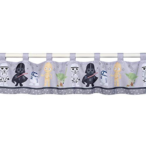 Image of Lambs & Ivy Star Wars Classic Window Valance - Yoda/Darth Vader/R2-D2/C-3PO