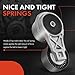 A-Premium Belt Tensioner Assembly with Pulley Compatible with Dodge Caravan, Grand Caravan & Chrysler Town & Country & Jeep Liberty Wrangler, Replace# 4861277AB, 4861277AD