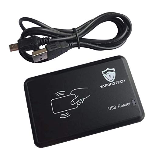 YARONGTECH Lector de Tarjetas RFID USB 13.56MHZ ISO14443A HF 14H Formato de Salida
