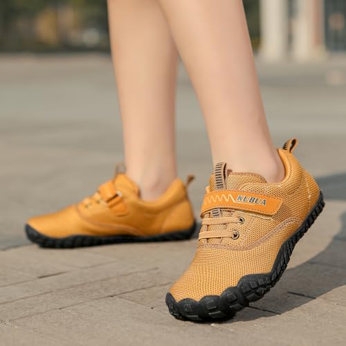 Image of KUBUA Kids Barefoot Shoes for Boys Girls Zero Drop Minimalist Sneakers | Wide Toe Box, Natural Foot Development, Lightweight, Hiking, Running, Tennis, Walking, School, Toddler, Little Kid, Big Kid