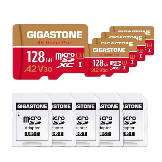 GIGASTONE 128GB Micro SD Card Pack
