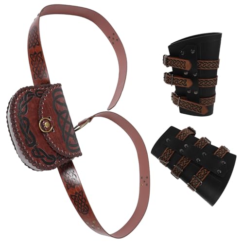 Ceinture médiévale PU pour festivals Renaissance et cosplay