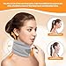 Neck Brace, Soft Foam Neck Braces for Neck Pain and Support, Adjustable Cervical Collar Keep Vertebrae Stable and Aligned, Relief of Cervical Spine Pressure for Sleeping(Grey, Large, 4
