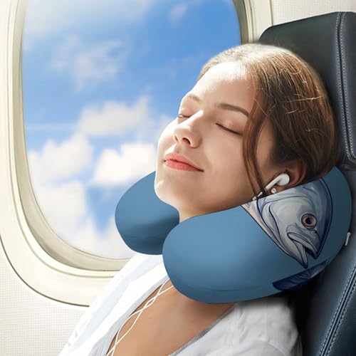 Almohada de viaje espuma viscoelástica 30 cm tamaño único miniatura 3