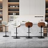 CONFORT ET SOUTIEN: Profitez d’un confort optimal grâce à la conception ergonomique de ces tabourets de bar avec dossier. Le dossier offre un excellent soutien et soulage les douleurs dorsales, tandis que le coussin moelleux assure un confort durable même en position assise prolongée. La structure robuste et le repose-pieds incurvé favorisent une posture confortable et détendue.