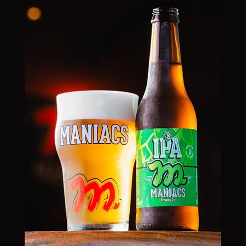 Kit c/ 6und Cerveja MANIACS IPA Garrafa 355ml