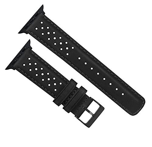 Image of BARTON WATCH BANDS - Horween Leather Watch Bands Compatible with Apple Watch Models - 1, 2, 3, 4, 5, 6, 7, 8, 9, 10, SE, Ultra & Ultra 2