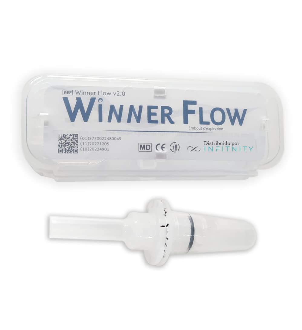 Winner Flow Hipopresivos - Insuflador Winner Flow Suelo Pélvico Mujer - Boquilla Respiración - Incluye Manual de Ejercicios Infitnity