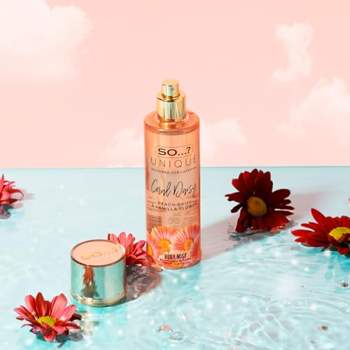 So...? 5018389029104 So…?… Unique Coral Daisy Body Mist - Perfume For Women - Gourmand Fruity Vanilla Perfume - Gifts For Women - Body Spray thumb #5