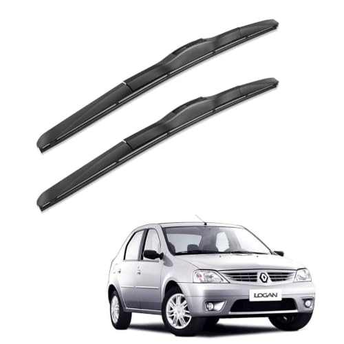 Image of Oshotto Frameless (O.E.M Type) Wiper Blades Compatible with Mahindra Logan (21 inch / 19 inch)