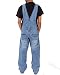 DianShaoA Peto Corte Ajuste Holgado Pantalón para Hombre Mono Vaquero Mezclilla Jumpsuit...