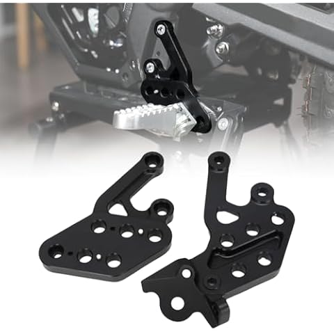 CHANGCHENG Motorcycle Foot Pedal Brackets Talaria Six Positions Rest Bracket Brace Support Adjustable for Talaria Sting MX3 MX4 Electric Dirt Bike Black Cover