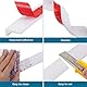 2M Silikon Wasserstopper Dusche Schwallschutz, Dusche Schwallschutzleiste Selbstklebend, Silikon Duschschwelle für Rahmenlose Duschtür, Water Stopper Strip für Nass- und Trocken-Trennung (Weiß)