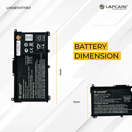 Lapcare HT03XL L11119-857 L11119-855 L11421-542 Laptop Battery Compatible with Hp Pavilion 14-CE0000 Series: 14-ce1056wm 14-ce0064st 14-ce0006dx... - Image 3