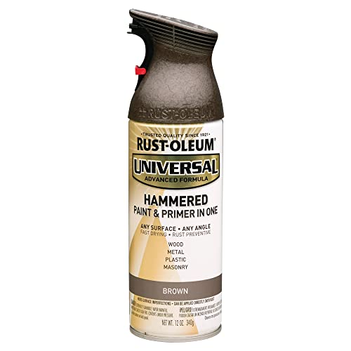 Image of Rust-Oleum Universal All Surface Hammered Spray Paint, Brown
