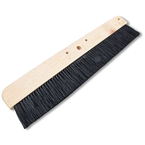 Marshalltown Wood Backed Concrete Broom, Polypropylene Bristles,36 Inch, Non-Slip Finish, Made In Usa, 847 #TOP26