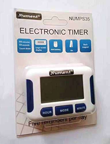 Nument 5 Times Alarm Style Timer With Clock For Study Work Efficiency Medicine Remind And Nursing Baby #TOP5