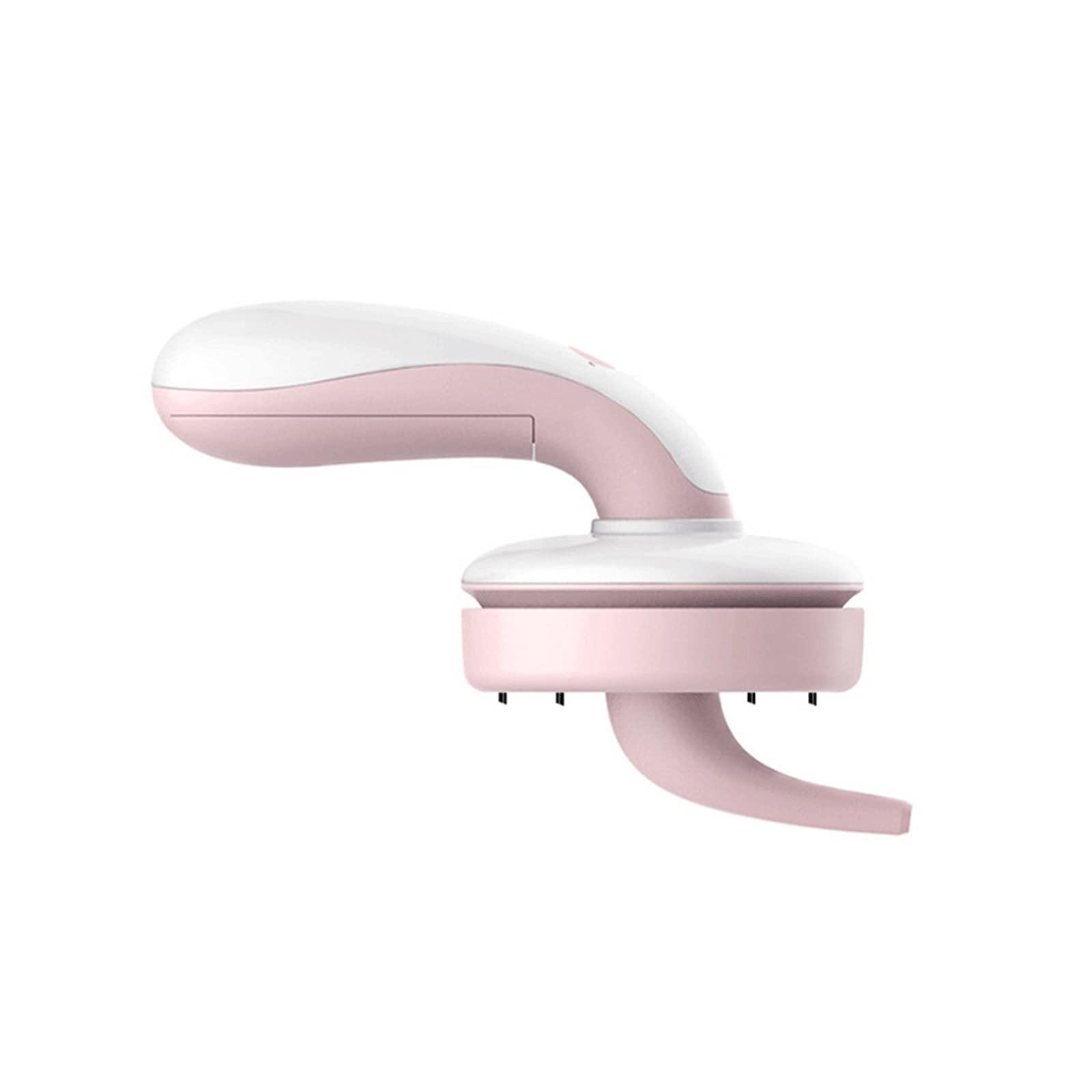 Aspirador de mano portátil rosa con carga USB para coche y escritorio